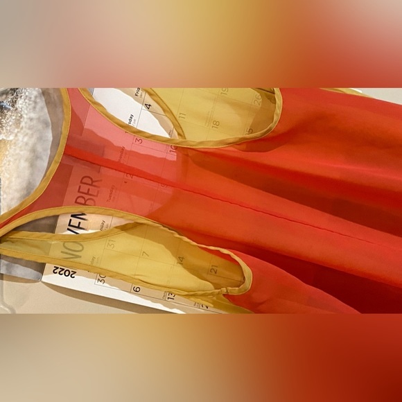 H.I.P. SuperSheer/SeeThrough Sz-S, Long/Hi-Low Tank-Top, in Bright Summer Colors - Picture 8 of 16